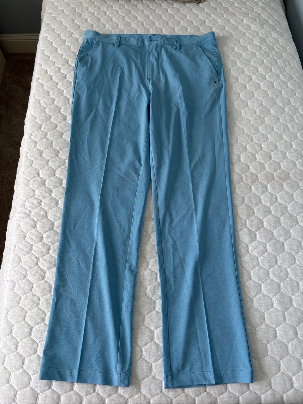 Men's Light Blue Chinos - Classic Straight Fit